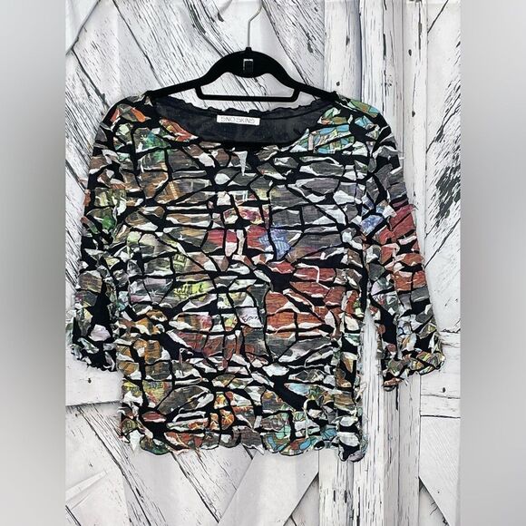 Sno Skins Tops - SNO SKINS Mesh Top 3D 3/4 Sleeves XL